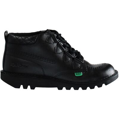 Kickers Kicker mittlerer Quilt Damen schwarze Stiefel Schwarz EU 36 / UK 3 Kickers Kicker mittlerer Quilt Damen schwarze Stiefel Schwarz EU 36 / UK 3