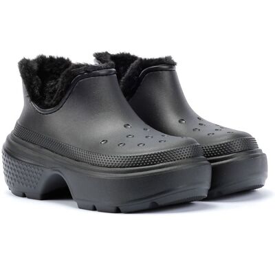 Crocs Stomp Gefütterte Shorty Damen Schwarz Stiefel Schwarz EU 38 / UK 5 Crocs Stomp Gefütterte Shorty Damen Schwarz Stiefel Schwarz EU 38 / UK 5