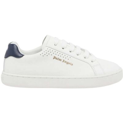 Palm Angels – Sneaker „Palm 1“ in Marineblau mit Absatz in Weiß Weiß EU 42 / UK 8 Palm Angels – Sneaker „Palm 1“ in Marineblau mit Absatz in Weiß Weiß EU 42 / UK 8