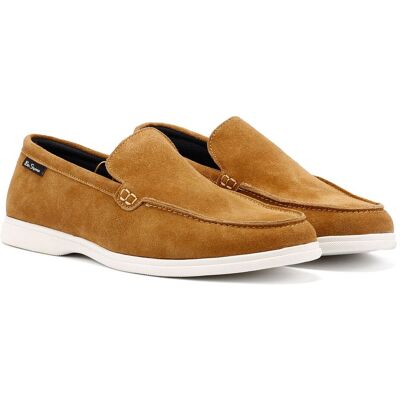 Ben Sherman Amarillo Herren Mokassins Aus Wildleder In Braun Braun EU 43 / UK 9 Ben Sherman Amarillo Herren Mokassins Aus Wildleder In Braun Braun EU 43 / UK 9