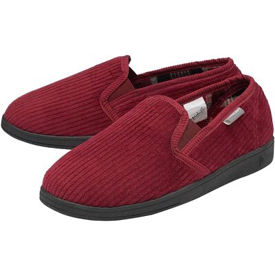 Dunlop Herren Hausschuhe mit Tartanmuster und Memory-Schaum Rot EU 46 / UK 11 Dunlop Herren Hausschuhe mit Tartanmuster und Memory-Schaum Rot EU 46 / UK 11