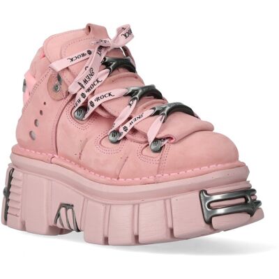 New Rock M-106-C153 Pink Tower Plateau Gothic Punk Stiefeletten Rosa EU40 New Rock M-106-C153 Pink Tower Plateau Gothic Punk Stiefeletten Rosa EU40