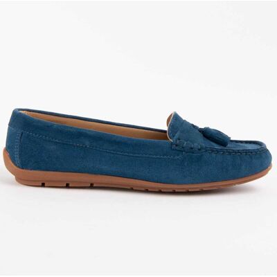 Purapiel Mokassin Meilis4 Blau Blau EU40 Purapiel Mokassin Meilis4 Blau Blau EU40