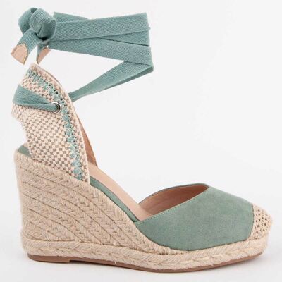 Montevita Espadrille Mit Keilabsatz Balenci8 Grün Grün EU40 Montevita Espadrille Mit Keilabsatz Balenci8 Grün Grün EU40