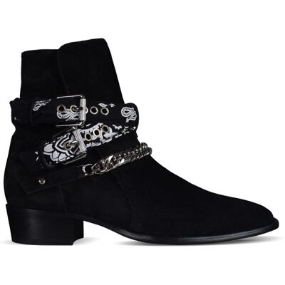 AMIRI Bottinen Bandana Buckle Schwarz Schwarz EU42 AMIRI Bottinen Bandana Buckle Schwarz Schwarz EU42