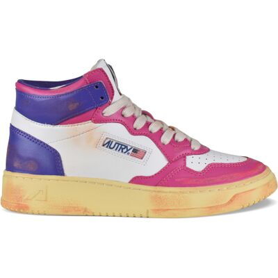 Autry Mid Super Vintage Sneakers Rosa Rosa EU 38 Autry Mid Super Vintage Sneakers Rosa Rosa EU 38