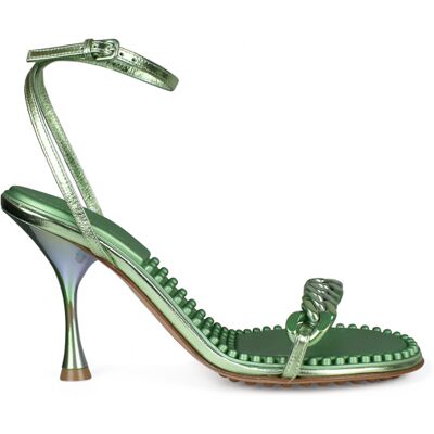 Bottega Veneta Dot Sandalen Grün Grün EU41 Bottega Veneta Dot Sandalen Grün Grün EU41
