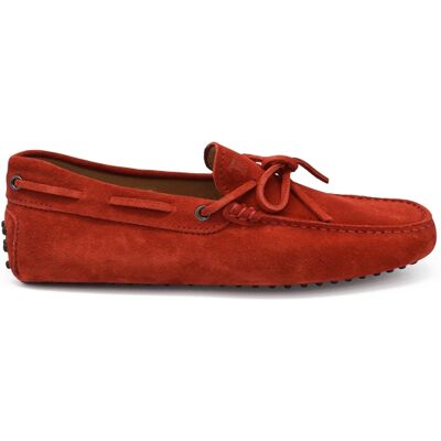 TOD'S Tod’s Wildleder Mokassins Rot Rot EU42 TOD'S Tod’s Wildleder Mokassins Rot Rot EU42