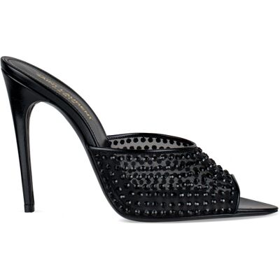 Saint Laurent Blonde Pantoletten Schwarz Schwarz 37,5 EU/IT Saint Laurent Blonde Pantoletten Schwarz Schwarz 37,5 EU/IT