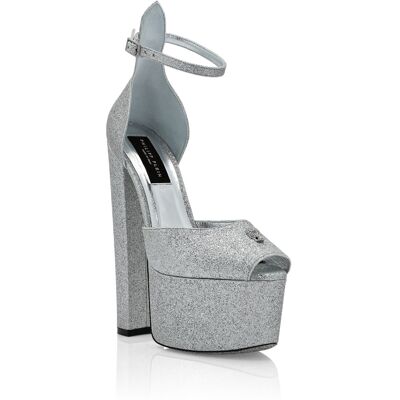 Philipp Plein Sandaletten Silber EU41 Philipp Plein Sandaletten Silber EU41
