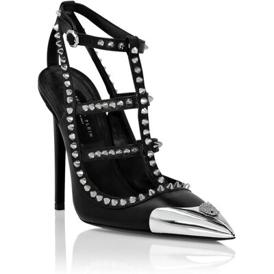 Philipp Plein Sandaletten Skull Schwarz EU 38 Philipp Plein Sandaletten Skull Schwarz EU 38