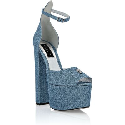 Philipp Plein Sandaletten Hellblau US 39 Philipp Plein Sandaletten Hellblau US 39