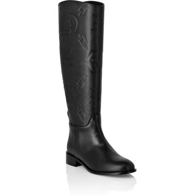 Philipp Plein Stiefel Monogram Schwarz EU 38 Philipp Plein Stiefel Monogram Schwarz EU 38