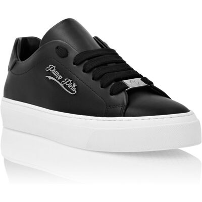 Philipp Plein Signature Lo-Top Sneaker - Sneaker - Schwarz - Damen Philipp Plein Signature Lo-Top Sneaker - Sneaker - Schwarz - Damen