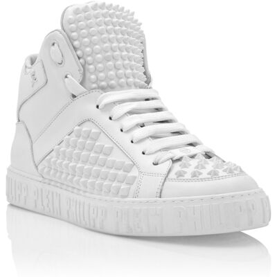 Philipp Plein Mid-Top Sneaker Weiß EU 37 Philipp Plein Mid-Top Sneaker Weiß EU 37