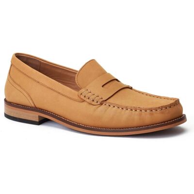 Base London Garfield Herrenslipper Aus Gebranntem Tan Leder Bräunen EU 43 / UK 9 Base London Garfield Herrenslipper Aus Gebranntem Tan Leder Bräunen EU 43 / UK 9
