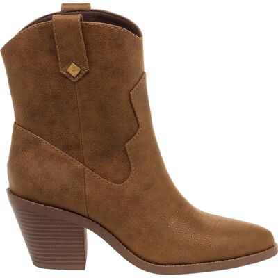 Rocket Dog - Damen Cowboystiefel "Feather" (Walnussbraun) Rot EU 38 / UK 5 Rocket Dog - Damen Cowboystiefel "Feather" (Walnussbraun) Rot EU 38 / UK 5