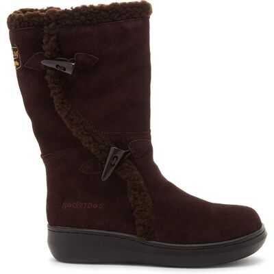 Rocket Dog - Damen Winterstiefel "Slope", Wildleder (Schokoladenbraun) Schokolade EU 40,5 / UK 7 Rocket Dog - Damen Winterstiefel "Slope", Wildleder (Schokoladenbraun) Schokolade EU 40,5 / UK 7