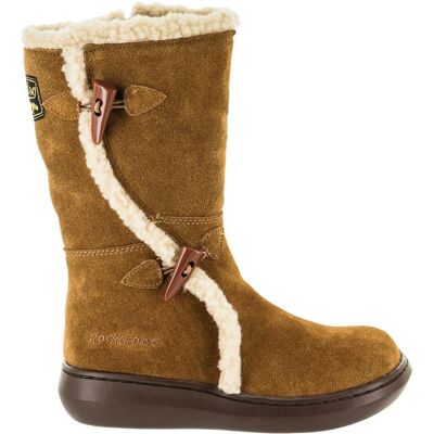 Rocket Dog - Damen Winterstiefel "Slope", Wildleder (Kastanienbraun/Weiß) Kastanie EU 37 / UK 4 Rocket Dog - Damen Winterstiefel "Slope", Wildleder (Kastanienbraun/Weiß) Kastanie EU 37 / UK 4