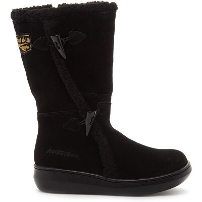 Rocket Dog - Damen Winterstiefel "Slope", Wildleder (Schwarz) Schwarz EU 37 / UK 4 Rocket Dog - Damen Winterstiefel "Slope", Wildleder (Schwarz) Schwarz EU 37 / UK 4