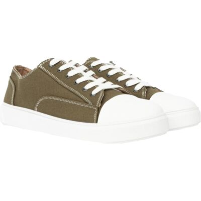 Duck and Cover - Herren Sneaker "Nesta" (Khakigrün) Khaki EU 46 / UK 11 Duck and Cover - Herren Sneaker "Nesta" (Khakigrün) Khaki EU 46 / UK 11