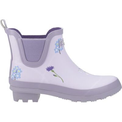 Cotswold Wildflower Damen Knöchel Gummistiefel Lila EU 38 / UK 5 Cotswold Wildflower Damen Knöchel Gummistiefel Lila EU 38 / UK 5