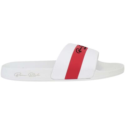 Born Rich Aurelio Herren Weiß/Pink Slipper Weiß EU 42 / UK 8 Born Rich Aurelio Herren Weiß/Pink Slipper Weiß EU 42 / UK 8