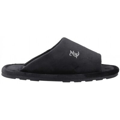 Juicy Couture - Damen Hausschuhe "Vivien" (Schwarz) Schwarz EU 38 / UK 5 Juicy Couture - Damen Hausschuhe "Vivien" (Schwarz) Schwarz EU 38 / UK 5
