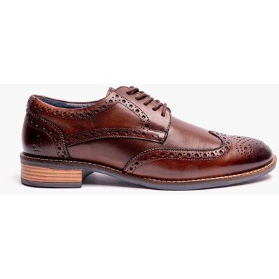 Hush Puppies Dustin Herren Brogue Schuhe Schokolade Braun EU 40,5 / UK 7 Hush Puppies Dustin Herren Brogue Schuhe Schokolade Braun EU 40,5 / UK 7