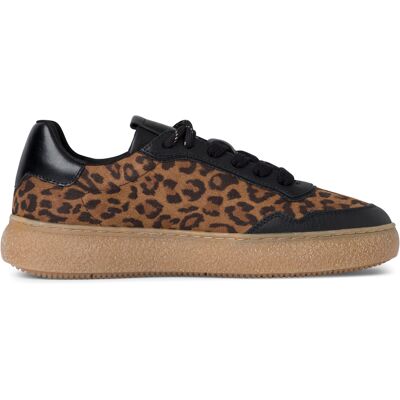 Tamaris Damen Leopard Schwarz Leder Fashion Stripe Schnürschuhe Braun EU 37 Tamaris Damen Leopard Schwarz Leder Fashion Stripe Schnürschuhe Braun EU 37