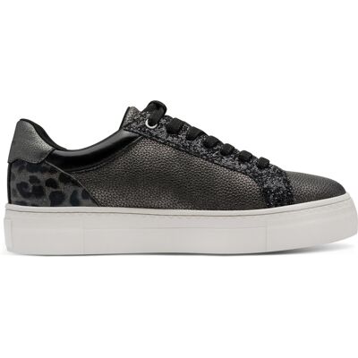 Tamaris Damen Pewter Silber Kunstleder Fashion Schnürschuhe Silber EU40 Tamaris Damen Pewter Silber Kunstleder Fashion Schnürschuhe Silber EU40