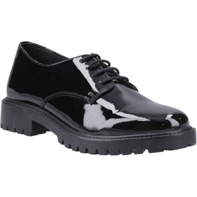 Hush Puppies Aubrey Leder Derby Schuhe für Mädchen in Schwarz Schwarz EU 34 / UK 2 Hush Puppies Aubrey Leder Derby Schuhe für Mädchen in Schwarz Schwarz EU 34 / UK 2