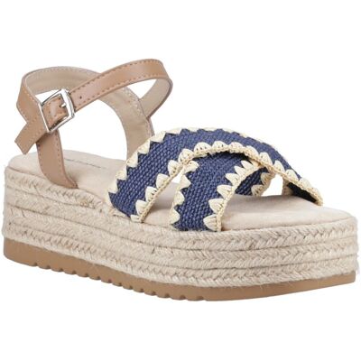 Hush Puppies Jemma Espadrilles Polyurethan Damen Sandalen Navy Marine EU 42 / UK 8 Hush Puppies Jemma Espadrilles Polyurethan Damen Sandalen Navy Marine EU 42 / UK 8