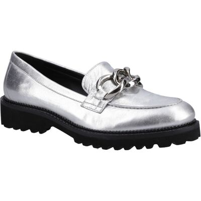 Hush Puppies Gianna Leder Damen Silber Slipper Silber EU 37 / UK 4 Hush Puppies Gianna Leder Damen Silber Slipper Silber EU 37 / UK 4