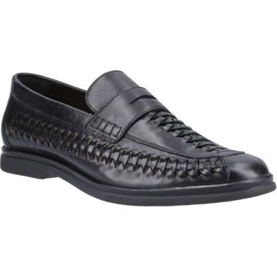 Hush Puppies Bowie Leder Herren Schwarze Slipper Schwarz EU 40,5 / UK 7 Hush Puppies Bowie Leder Herren Schwarze Slipper Schwarz EU 40,5 / UK 7