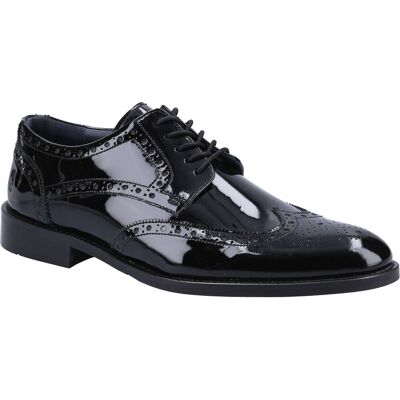 Hush Puppies Dustin Brogue Lackleder Herren Schwarze Lackbrogues Schuhe Schwarz EU 39/UK 6 Hush Puppies Dustin Brogue Lackleder Herren Schwarze Lackbrogues Schuhe Schwarz EU 39/UK 6