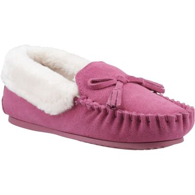 Hush Puppies Agnes Wildleder Damen Hausschuhe in Pink Rosa EU 36 / UK 3 Hush Puppies Agnes Wildleder Damen Hausschuhe in Pink Rosa EU 36 / UK 3