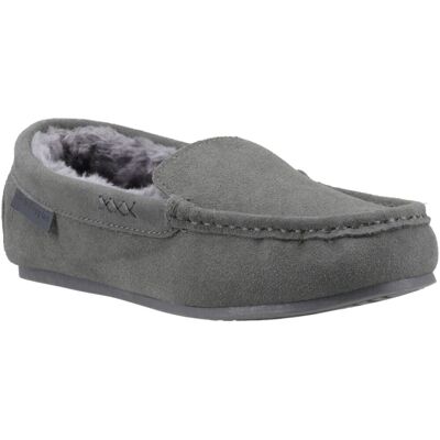 Hush Puppies Annie Mokassin Wildleder Damen Grau Hausschuhe Grau EU 36 / UK 3 Hush Puppies Annie Mokassin Wildleder Damen Grau Hausschuhe Grau EU 36 / UK 3
