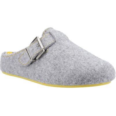 Hush Puppies Good 90% recyceltes RPET-Polyester Damen Hausschuhe in Grau Grau EU 40,5 / UK 7 Hush Puppies Good 90% recyceltes RPET-Polyester Damen Hausschuhe in Grau Grau EU 40,5 / UK 7