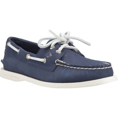 Sperry Authentic 2 Eye Damen Bootsschuhe Aus Leder In Marineblau Marine EU 38,5 / UK 5,5 Sperry Authentic 2 Eye Damen Bootsschuhe Aus Leder In Marineblau Marine EU 38,5 / UK 5,5
