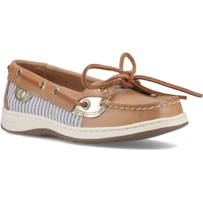 Sperry Angelfish Leder Und Baumwoll Damen Peanut Bootsschuhe Braun EU 36,5 / UK 3,5 Sperry Angelfish Leder Und Baumwoll Damen Peanut Bootsschuhe Braun EU 36,5 / UK 3,5