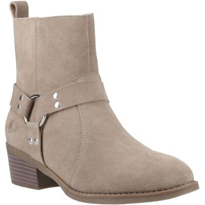 Hush Puppies Iria Damen Wildleder Stiefeletten mit Absatz in Taupe Taupe EU 38 / UK 5 Hush Puppies Iria Damen Wildleder Stiefeletten mit Absatz in Taupe Taupe EU 38 / UK 5