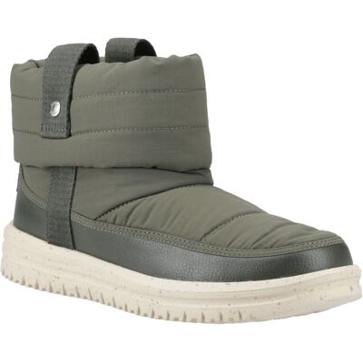 HEYDUDE Camden Cuff Nylon Quilt Nylon Damen Winter-Stiefeletten in Dunkeloliv Grün EU 37 / UK 4 HEYDUDE Camden Cuff Nylon Quilt Nylon Damen Winter-Stiefeletten in Dunkeloliv Grün EU 37 / UK 4