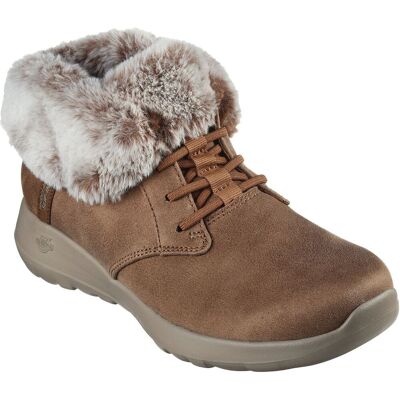 Skechers On-the-GO Joy Cozy Charm Polyester Damen Chestnut Winter Stiefeletten Braun EU 36 / UK 3 Skechers On-the-GO Joy Cozy Charm Polyester Damen Chestnut Winter Stiefeletten Braun EU 36 / UK 3