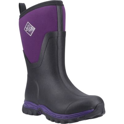 Muck Boots Arctic Sport II Mid Gummistiefel Damen Schwarz/Acai Winter Stiefel in mittlerer Schafthöhe Schwarz EU 37 / UK 4 Muck Boots Arctic Sport II Mid Gummistiefel Damen Schwarz/Acai Winter Stiefel in mittlerer Schafthöhe Schwarz EU 37 / UK 4
