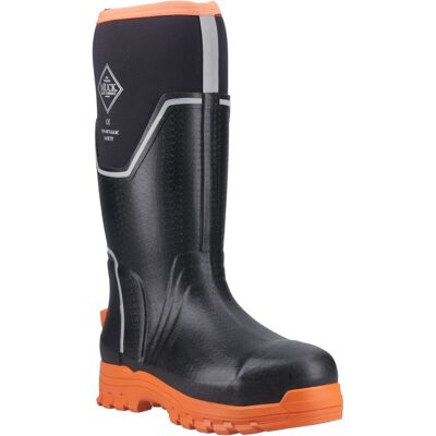 Muck Boots Grit S5 Herren Gummistiefel schwarz/orange Schwarz EU 39/UK 6 Muck Boots Grit S5 Herren Gummistiefel schwarz/orange Schwarz EU 39/UK 6