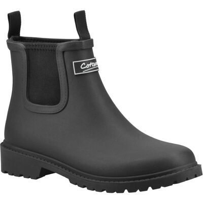 Cotswold Barton TPR+Neopren Damen schwarze Gummistiefel Schwarz EU 38 / UK 5 Cotswold Barton TPR+Neopren Damen schwarze Gummistiefel Schwarz EU 38 / UK 5