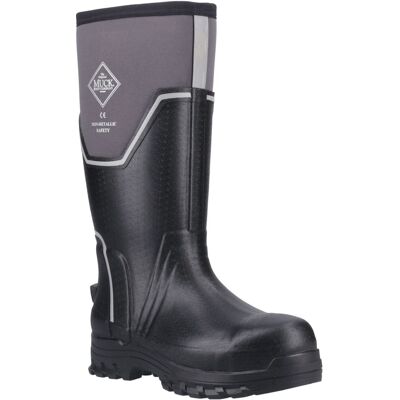 Muck Boots Grit S5 Herren Gummistiefel in Schwarz/Grau Schwarz EU 40,5 / UK 7 Muck Boots Grit S5 Herren Gummistiefel in Schwarz/Grau Schwarz EU 40,5 / UK 7