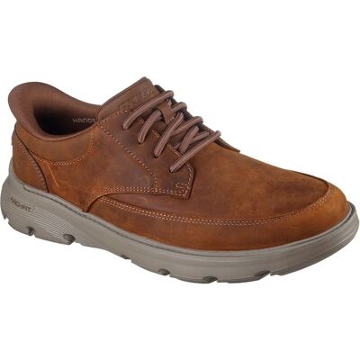 Skechers Arch Fit Garza Rowan Leder Herren Schnürschuhe in Dunkelbraun Braun EU 42 / UK 8 Skechers Arch Fit Garza Rowan Leder Herren Schnürschuhe in Dunkelbraun Braun EU 42 / UK 8