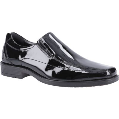 Hush Puppies Brody Herren Slip-On Schuhe aus schwarzem Leder Schwarz EU 42 / UK 8 Hush Puppies Brody Herren Slip-On Schuhe aus schwarzem Leder Schwarz EU 42 / UK 8